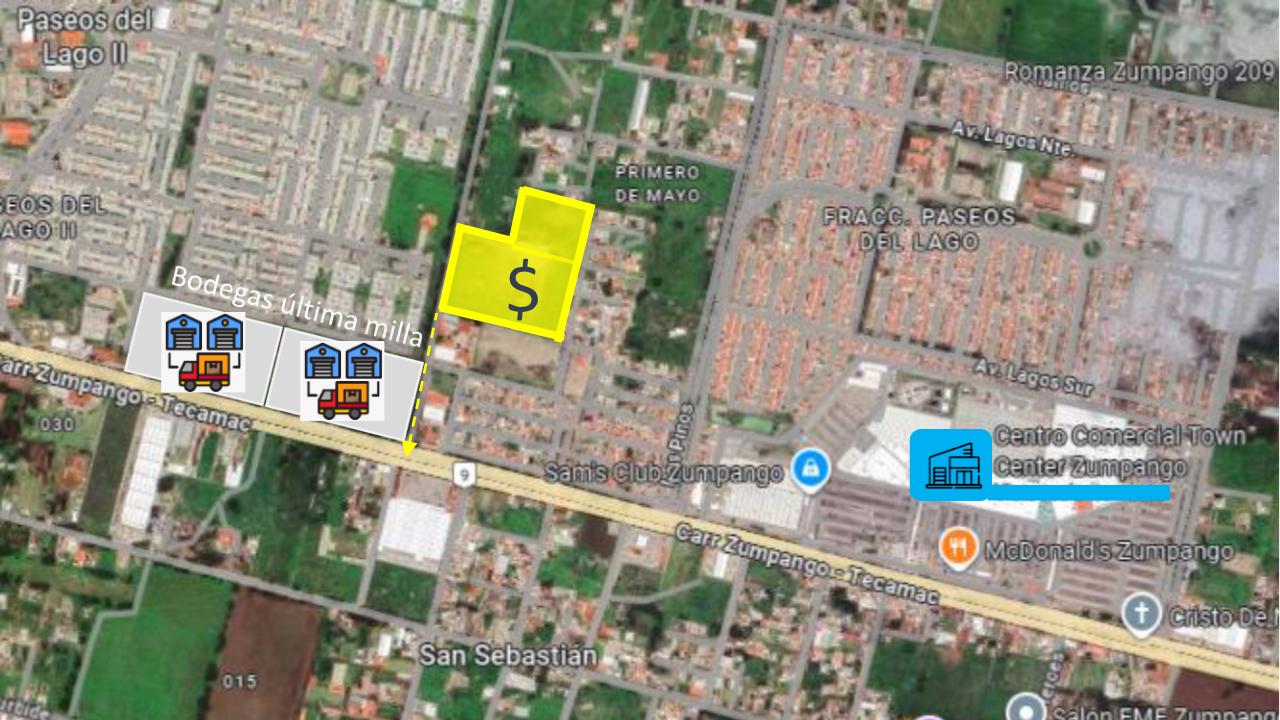 Venta de Terreno en Zumpango, Estado de México